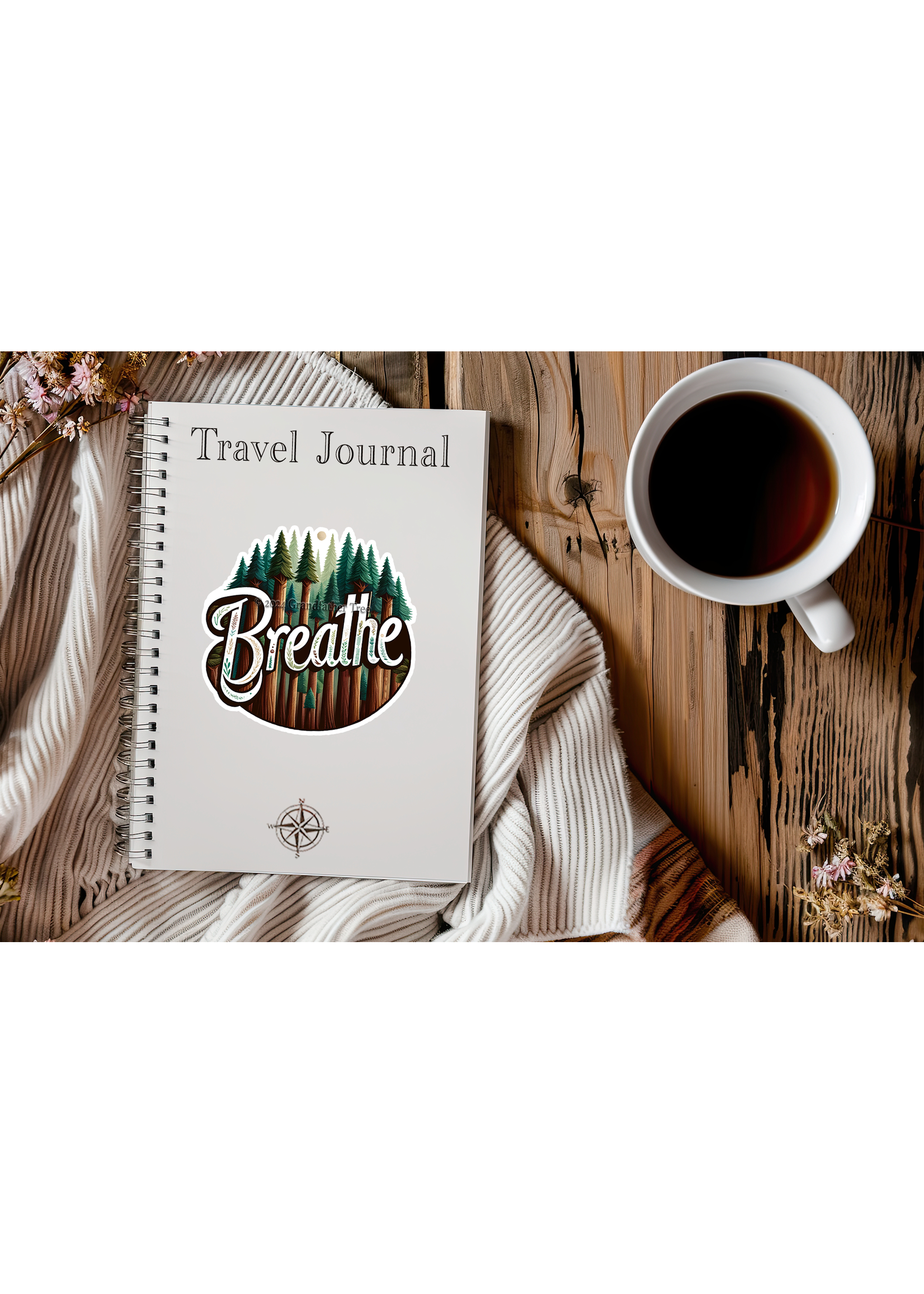 Sticker (Breathe - Redwoods) 3"