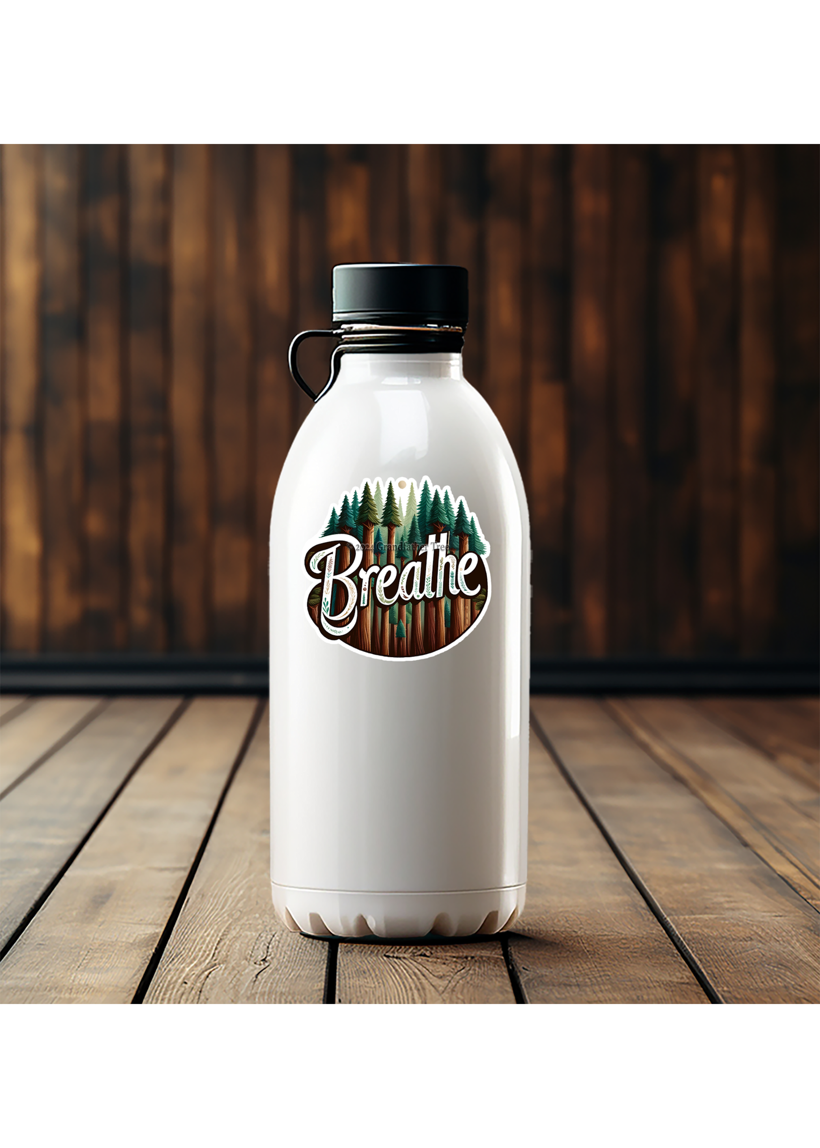 Sticker (Breathe - Redwoods) 3"