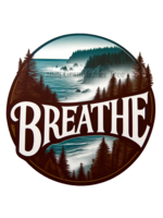 Sticker (Breathe - Redwood Coast) 3"