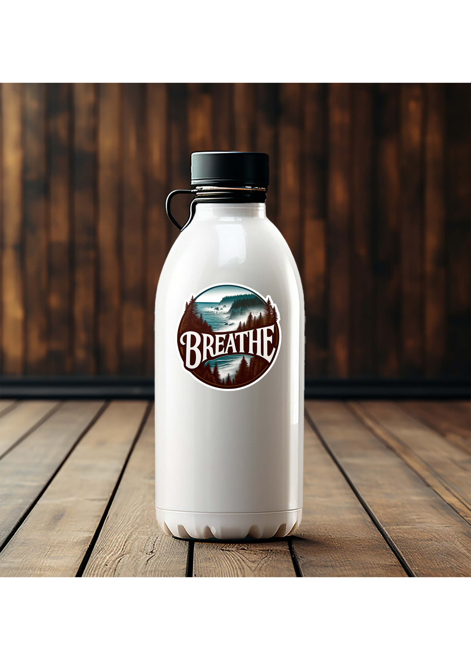 Sticker (Breathe - Redwood Coast) 3"