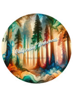 Sticker (Cali Redwoods Watercolor) 3"