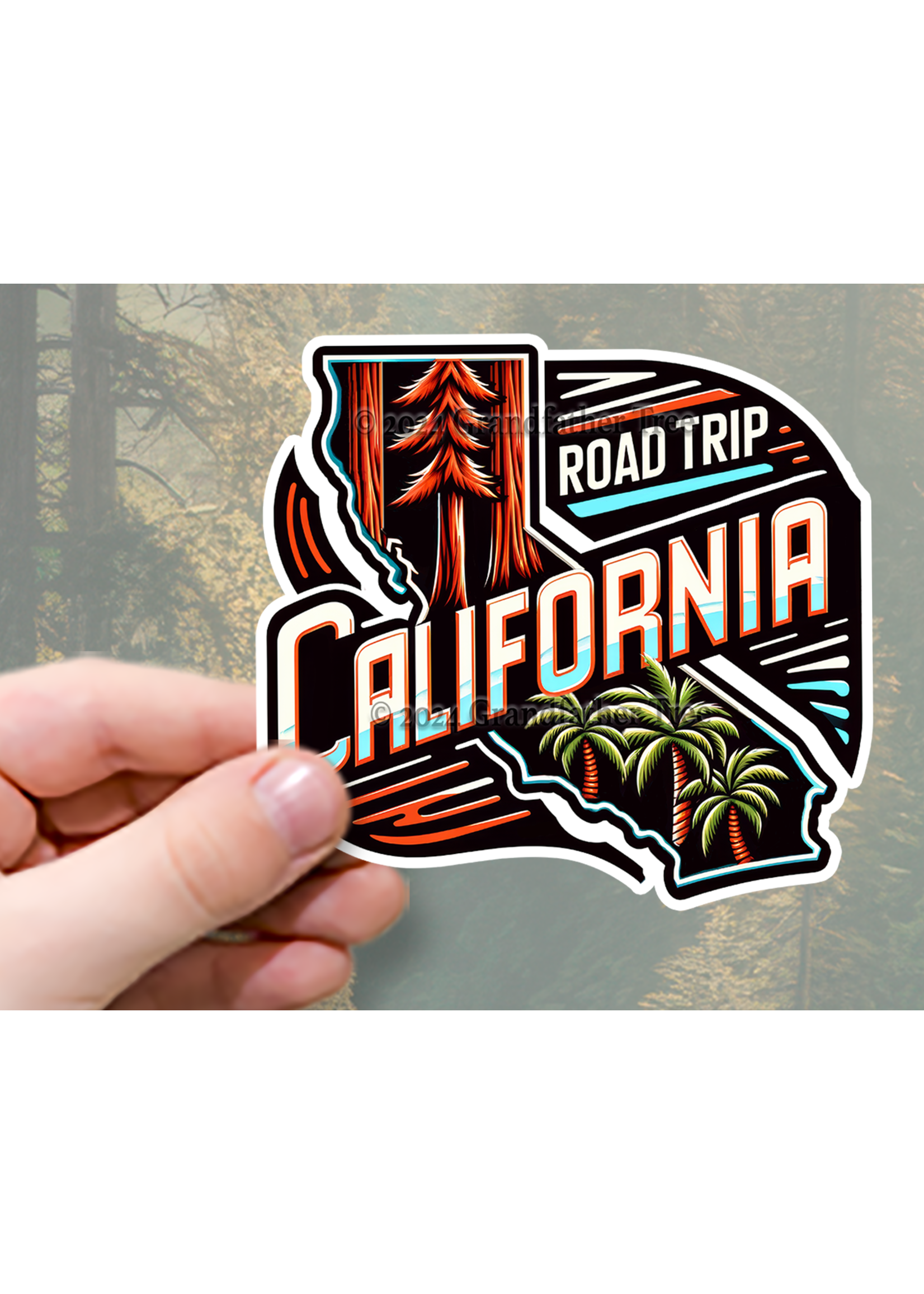 Sticker (California Road Trip)