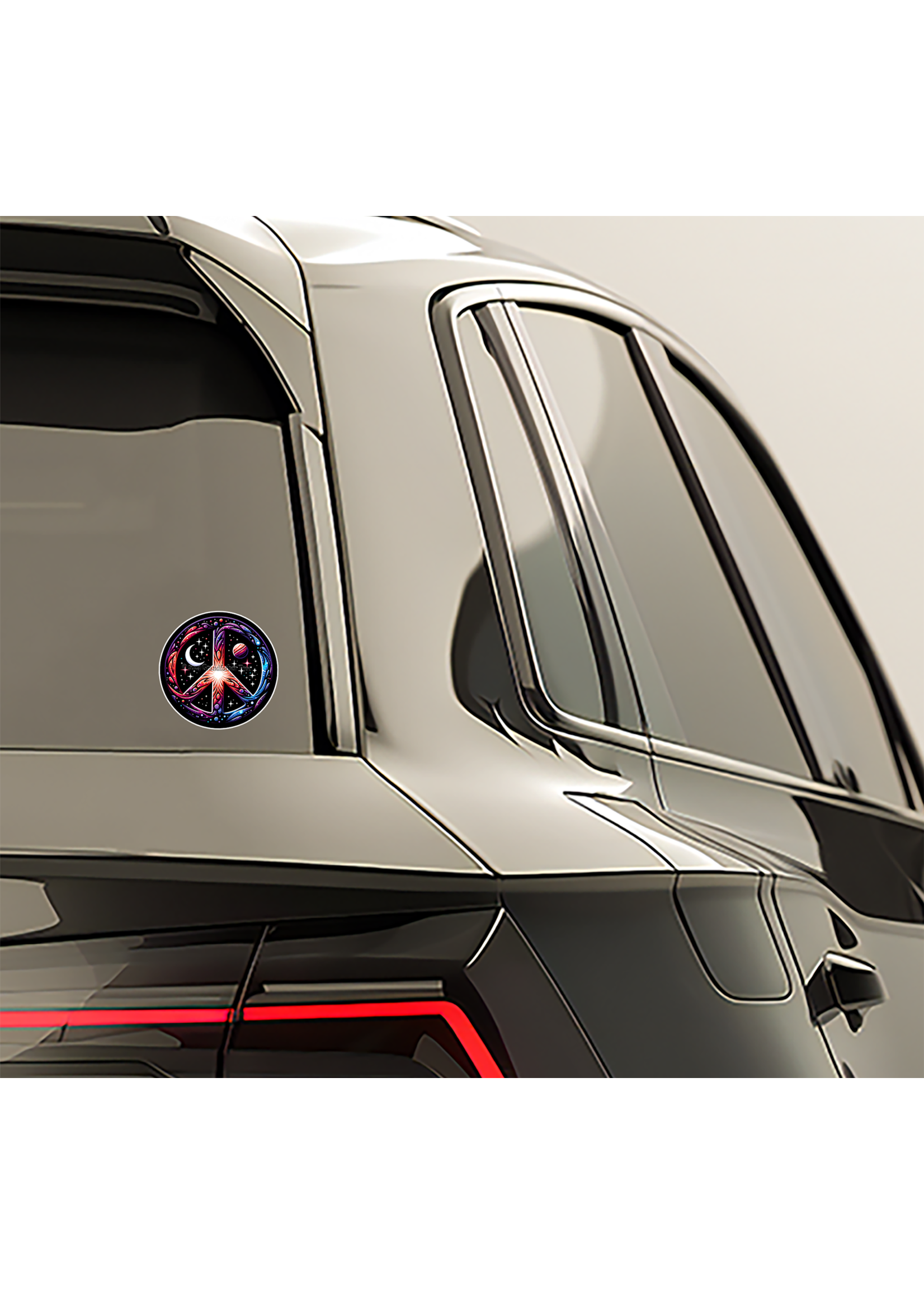 Sticker (Cosmic Peace Symbol) 2"