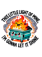 Sticker (Dumpster Fire) 4"
