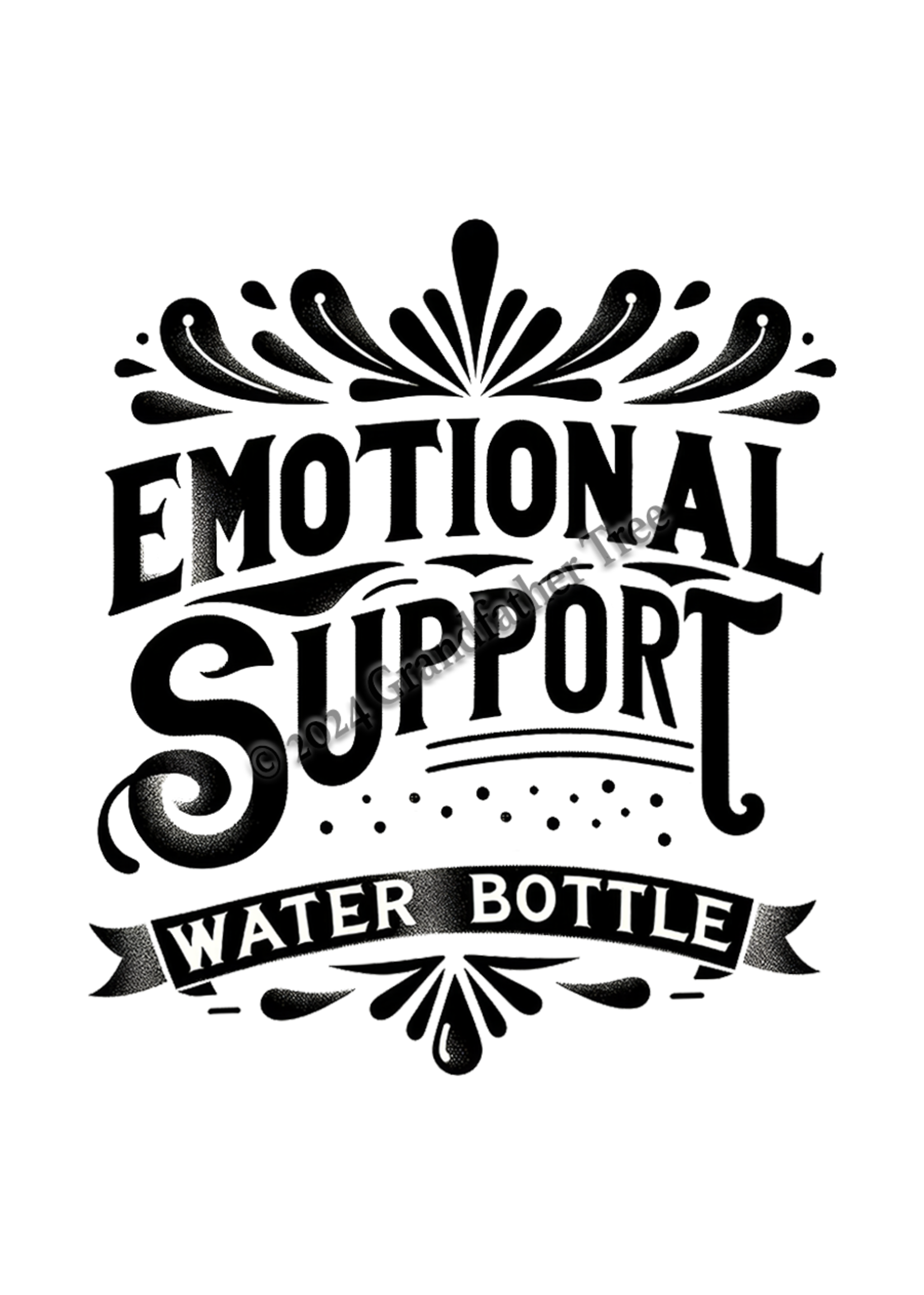 Sticker (Emotional Support Bottle) 2"