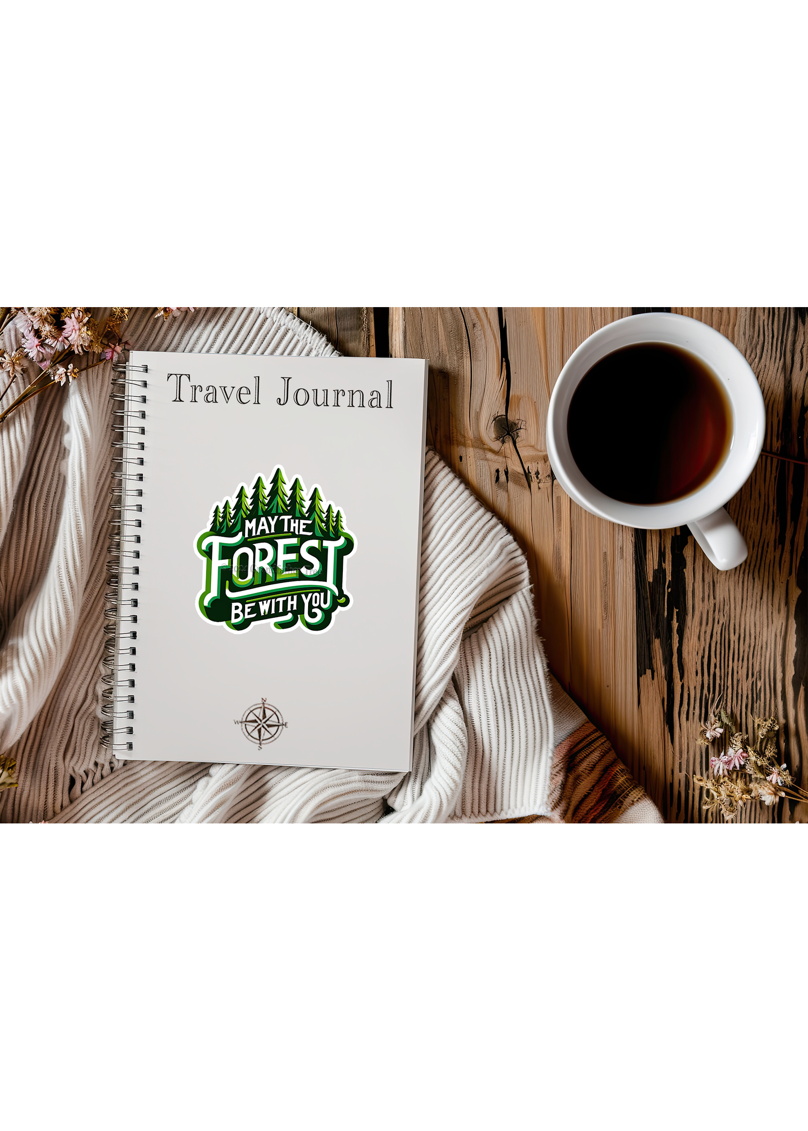 Sticker (Forest Be With You) 4"