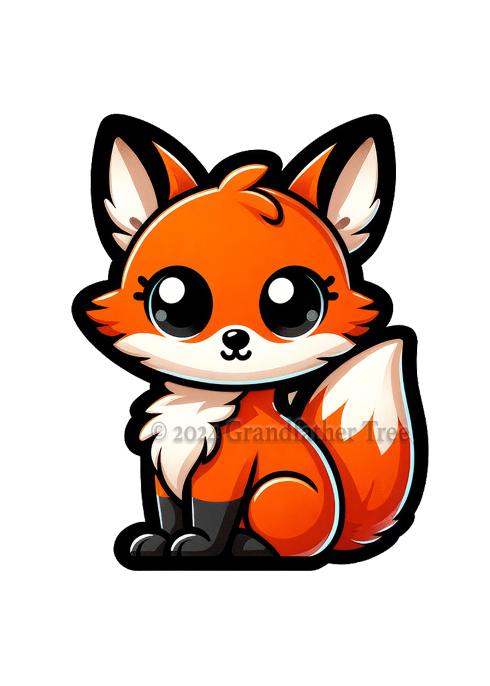 Sticker (Fox) 2"