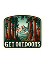 Sticker (Get Outdoors) 4"