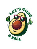Sticker (Guac & Roll) 2"