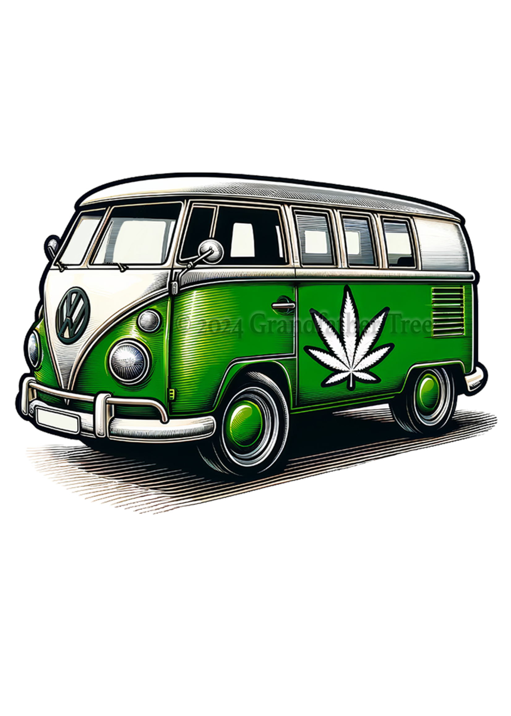 Sticker (Hemp Bus) 3"