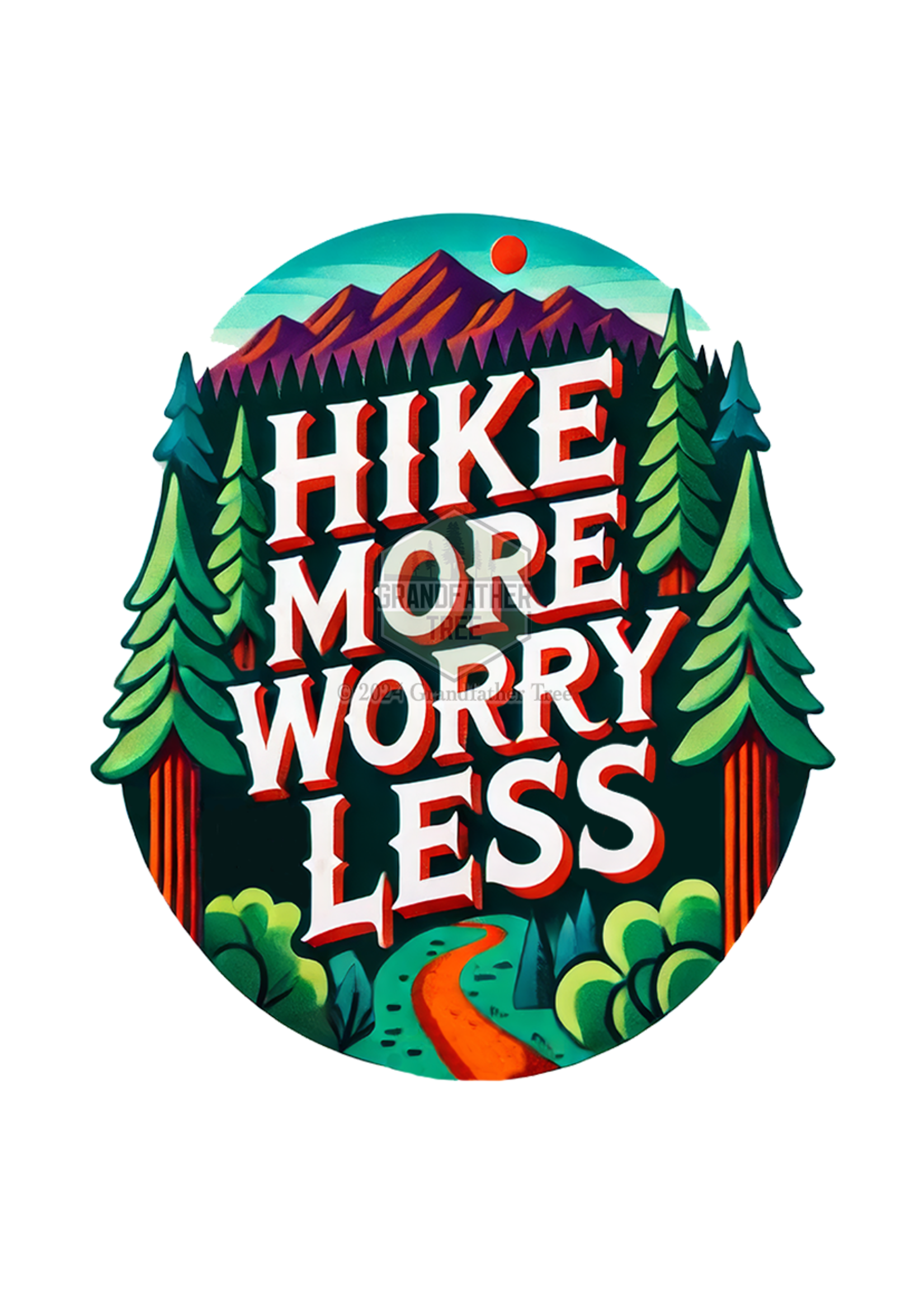 Sticker (Hike More) 3"