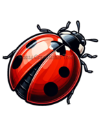 Sticker (Ladybug) 2"
