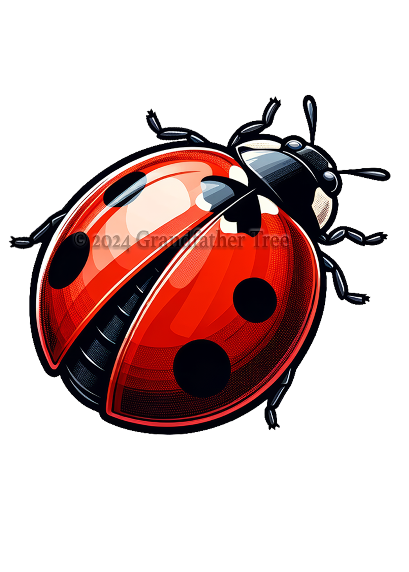 Sticker (Ladybug) 2"
