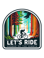 Sticker (Let's Ride Ave - Bike) 4"