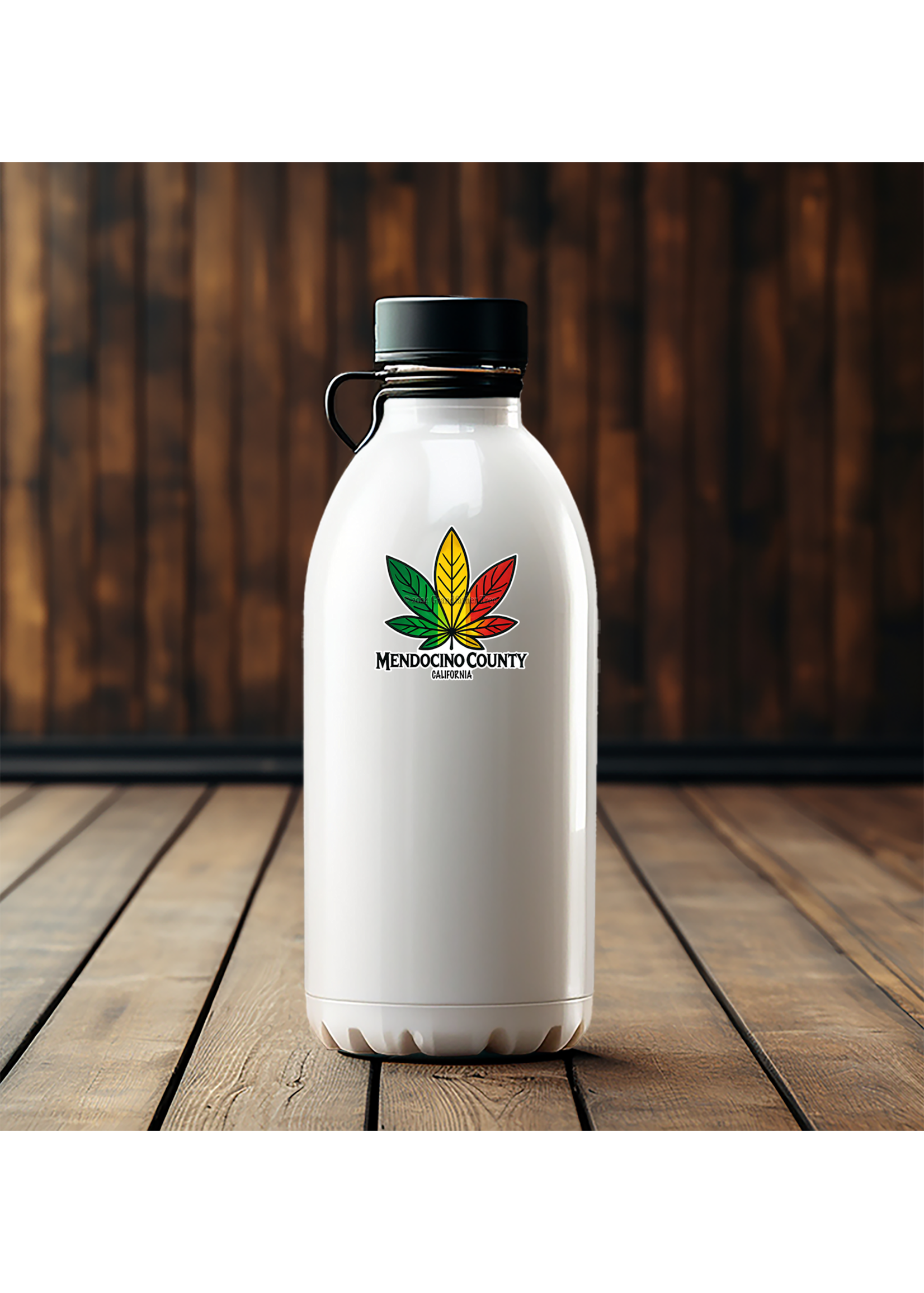 Sticker (Mendo Hemp Leaf) 3"