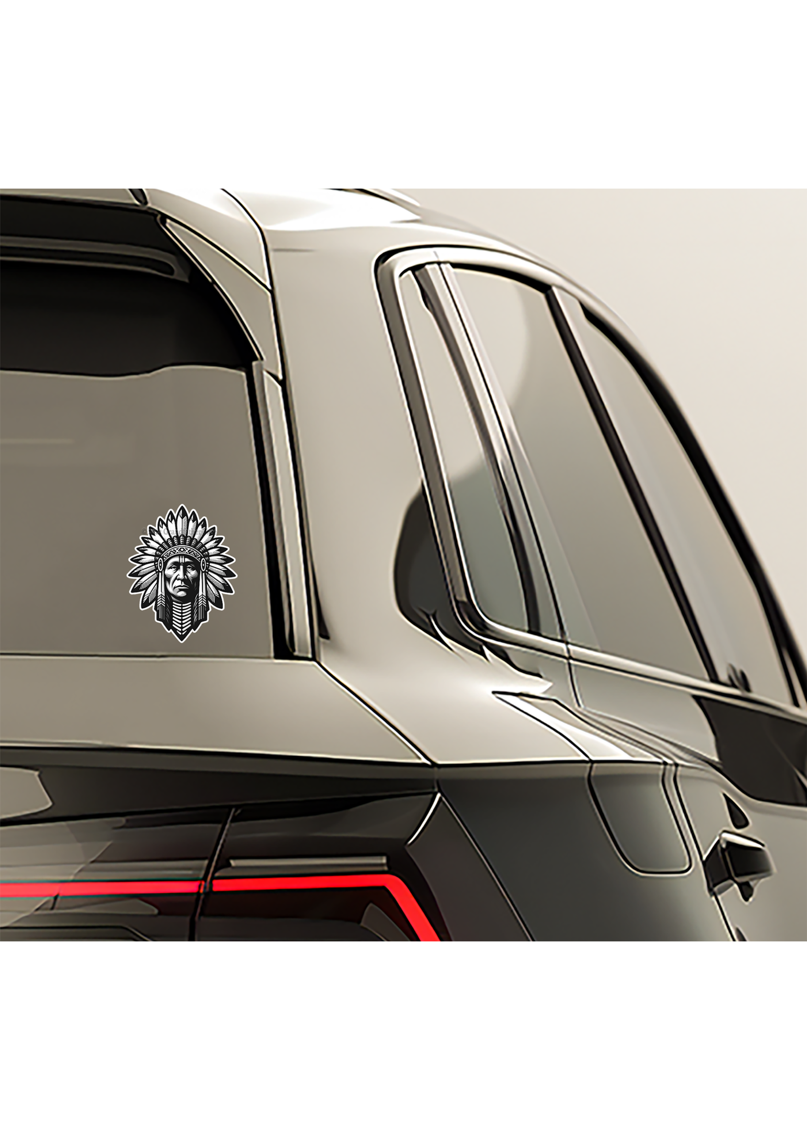 Sticker (Native Chief) 2"