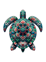 Sticker (Patterned Sea Turtle) 2"