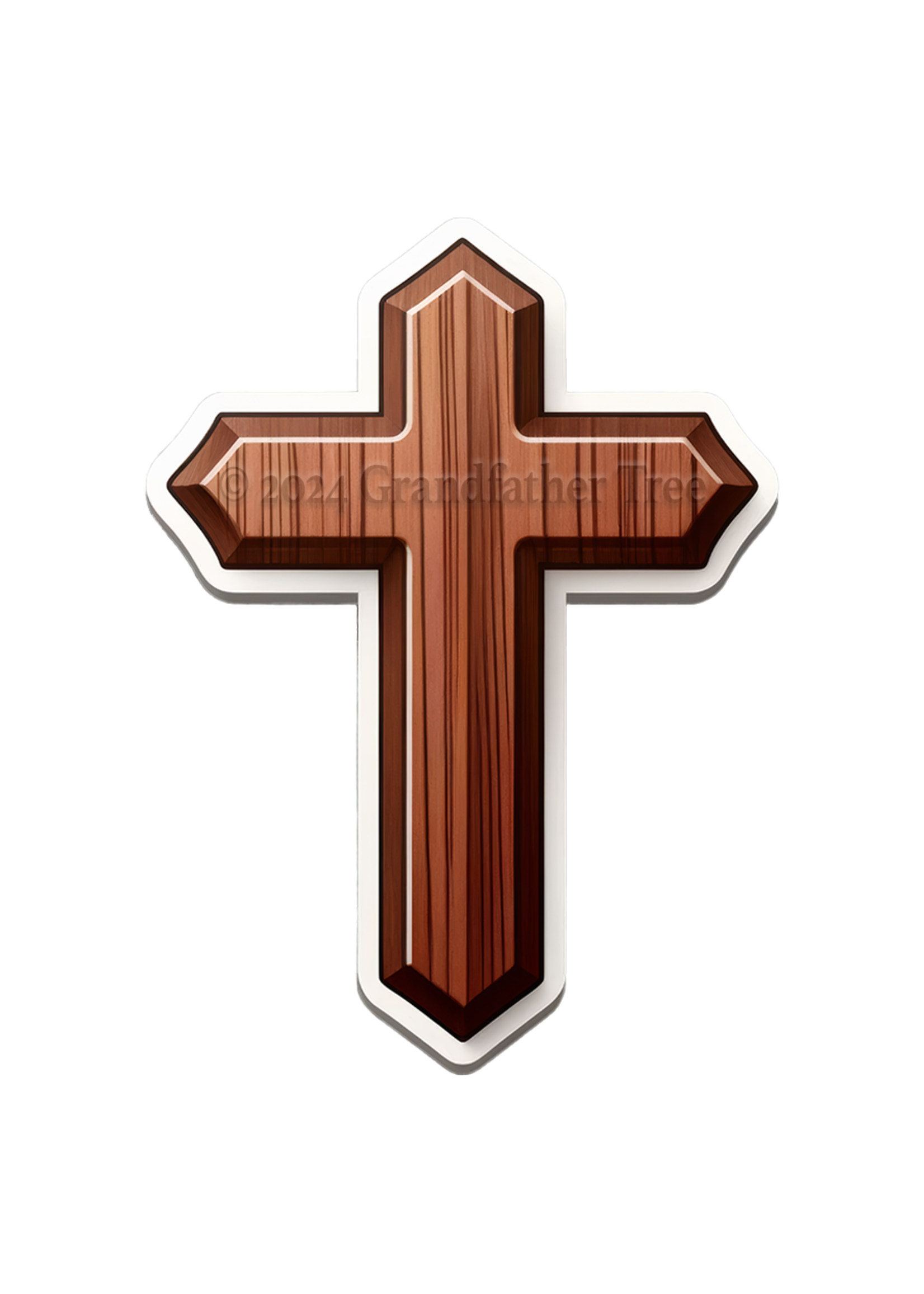 Sticker (Redwood Cross)