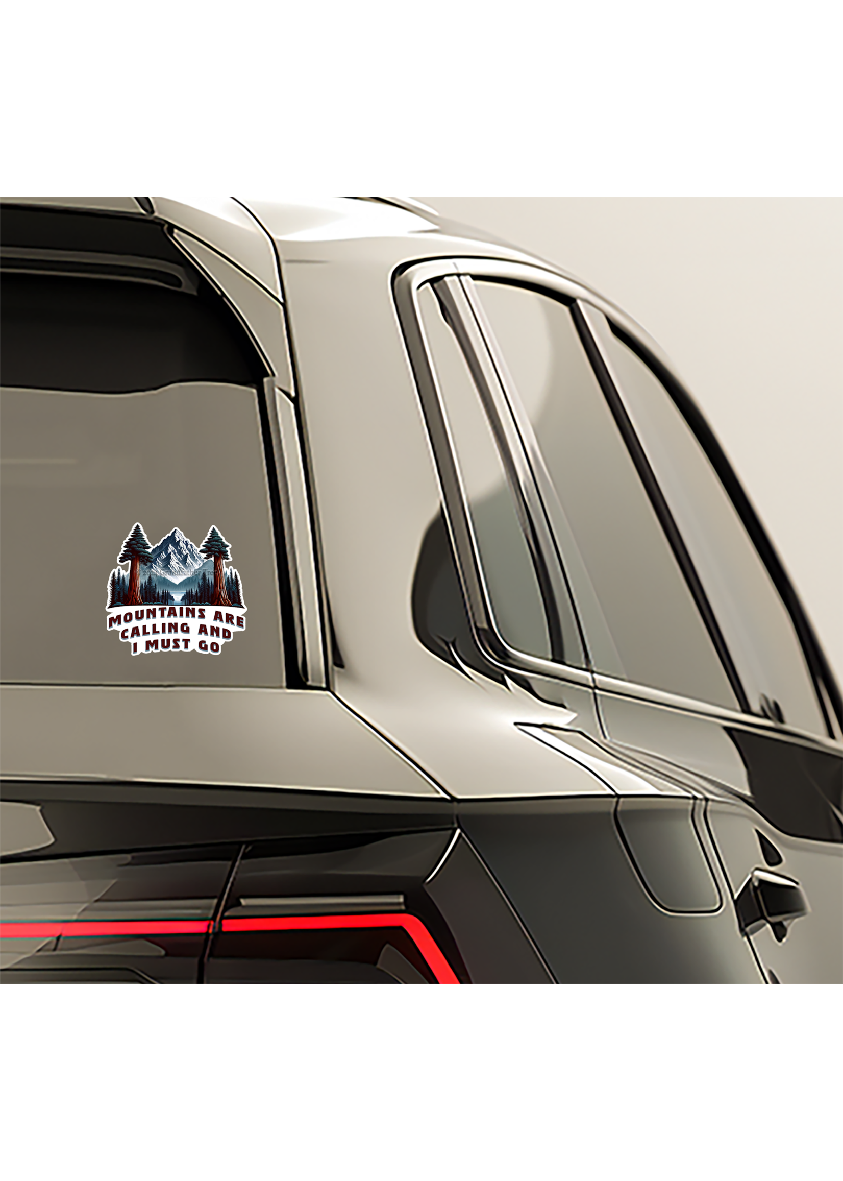Sticker (Redwood Mtns Calling) 4"