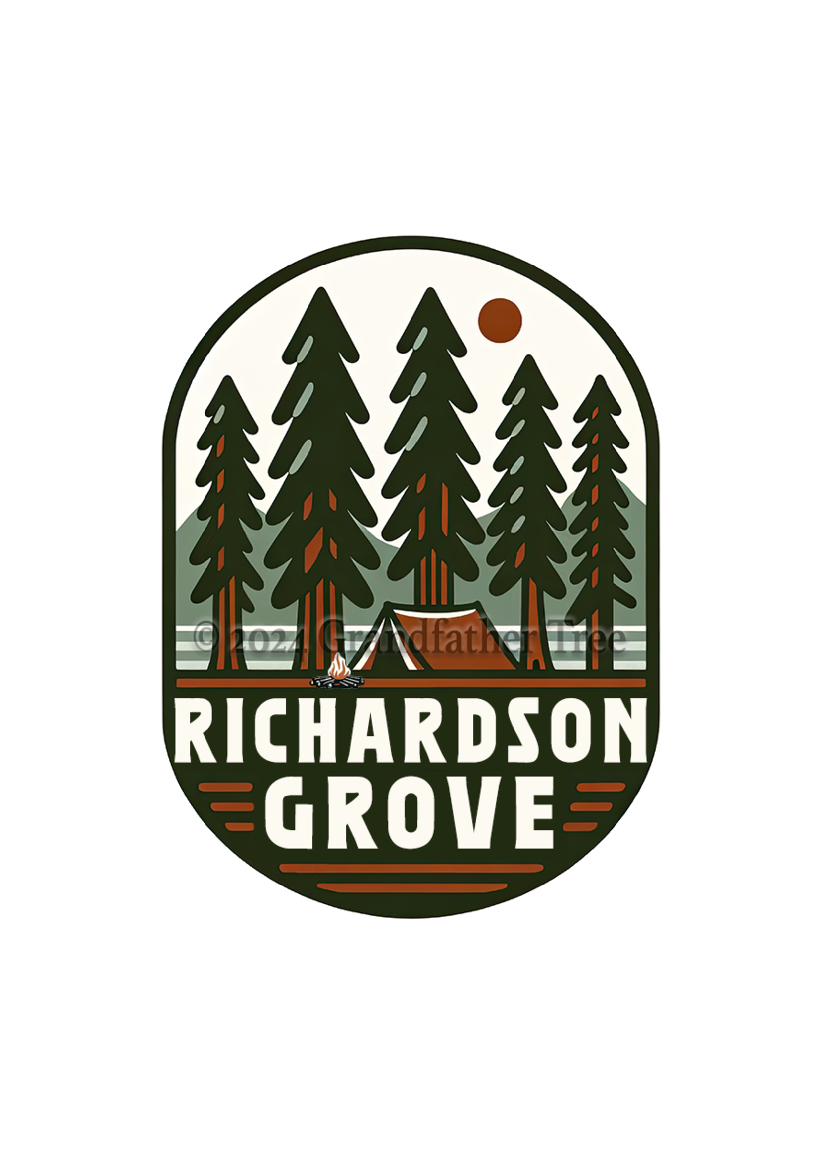 Sticker (Richardson Grove) 2”