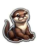 Sticker (River Otter) 2"