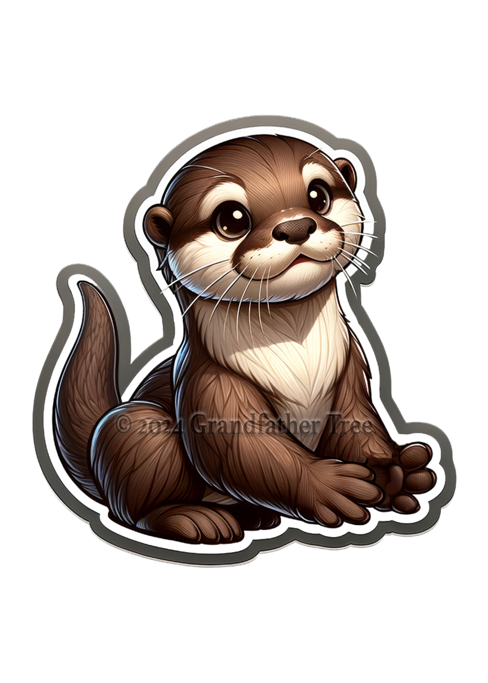 Sticker (River Otter) 2"