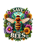 Sticker (Save the Bees) 2"