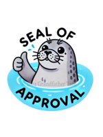 Sticker (Seal of Approval) 2"