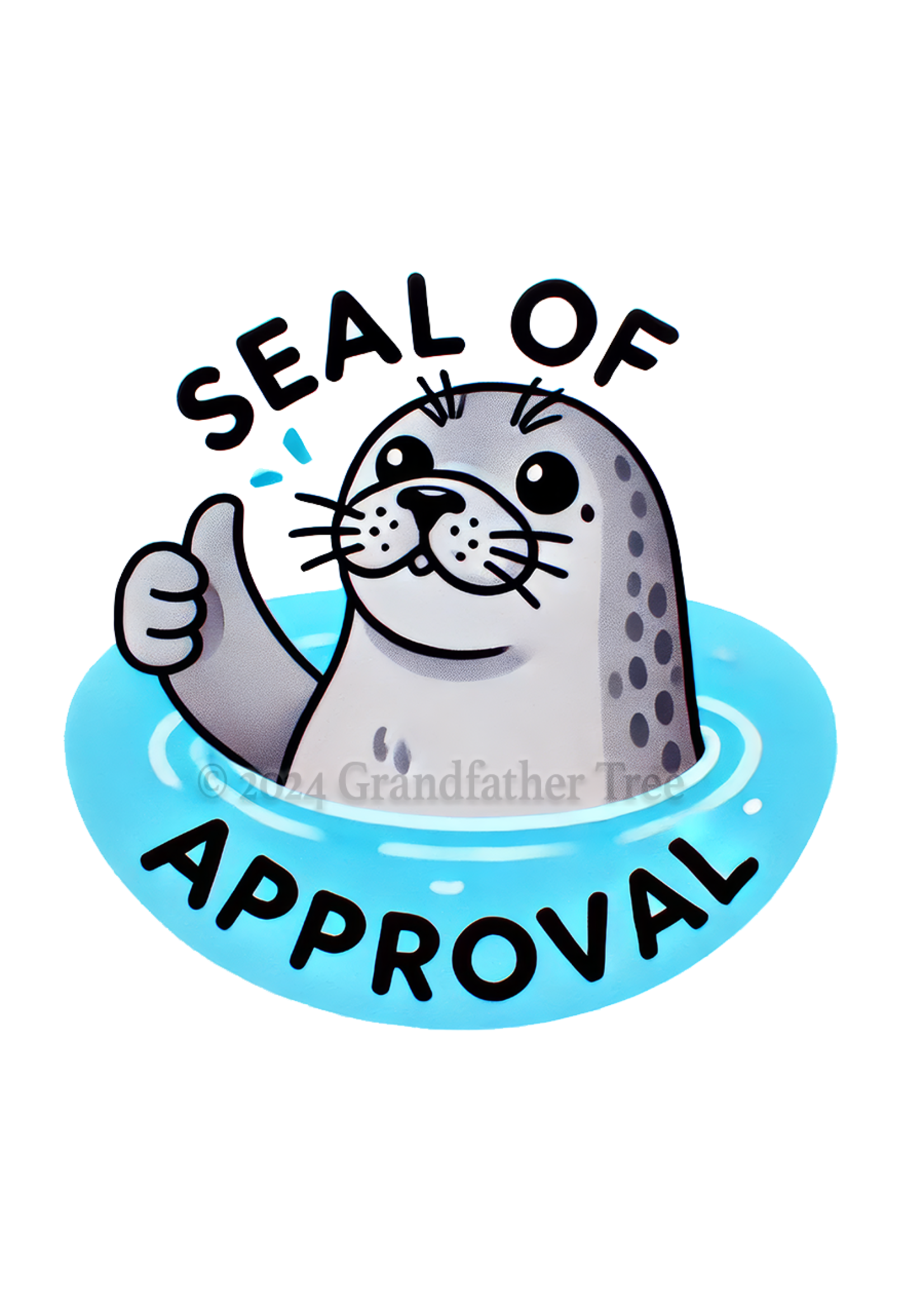 Sticker (Seal of Approval) 2"