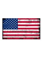 Sticker (Vintage US Flag) 2"