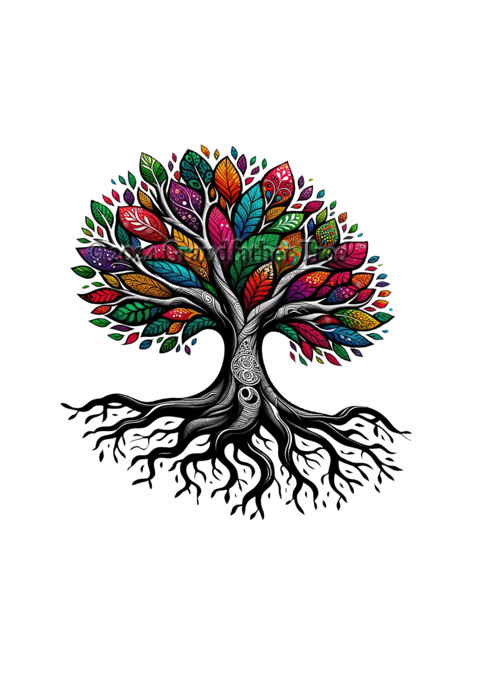 Sticker (Tree of Life) 2"
