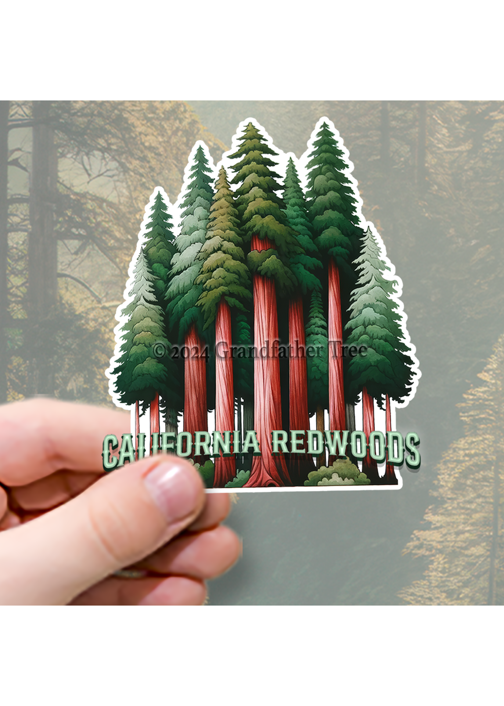Sticker (Towering Redwoods)