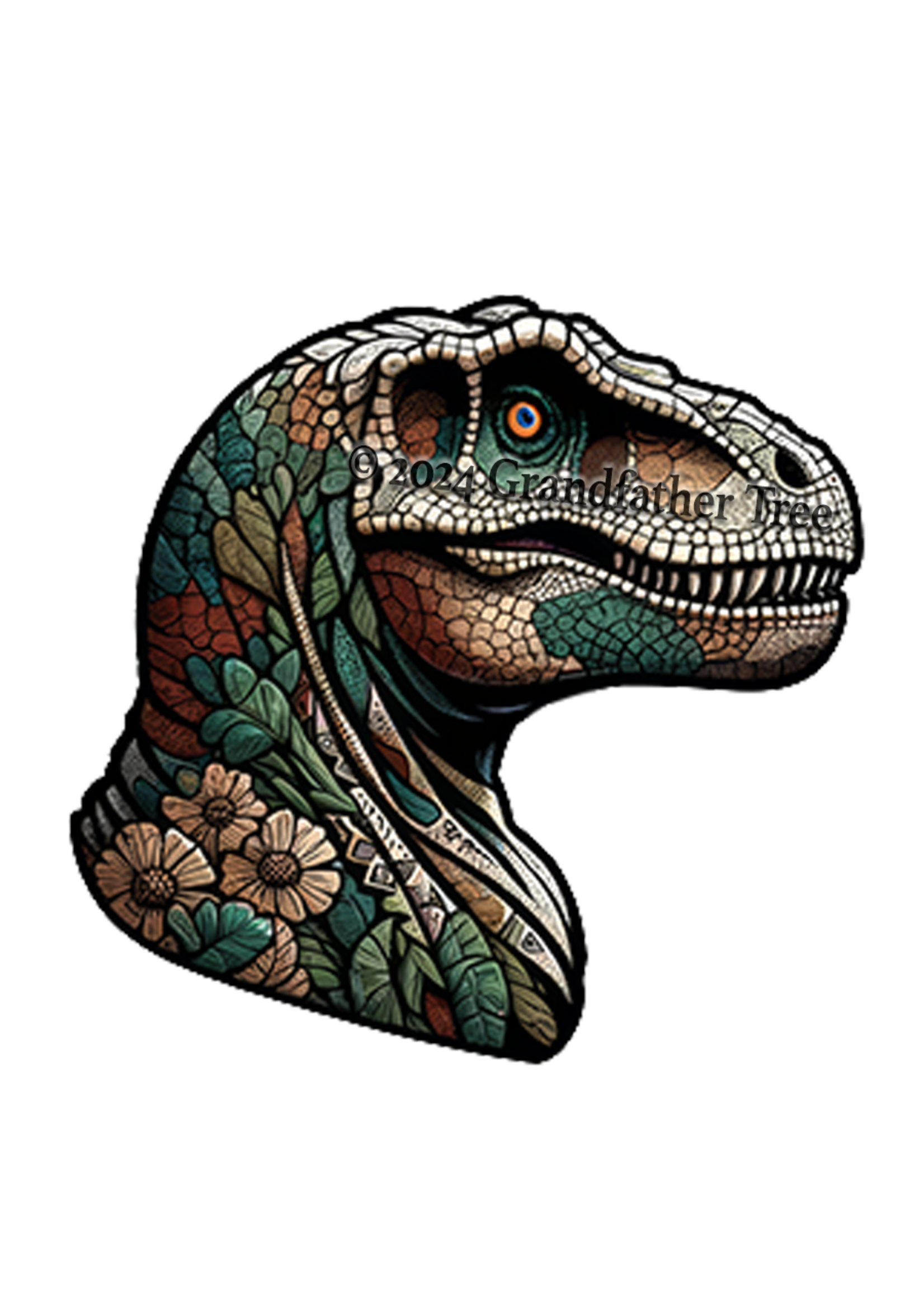 Sticker (T Rex) 2"