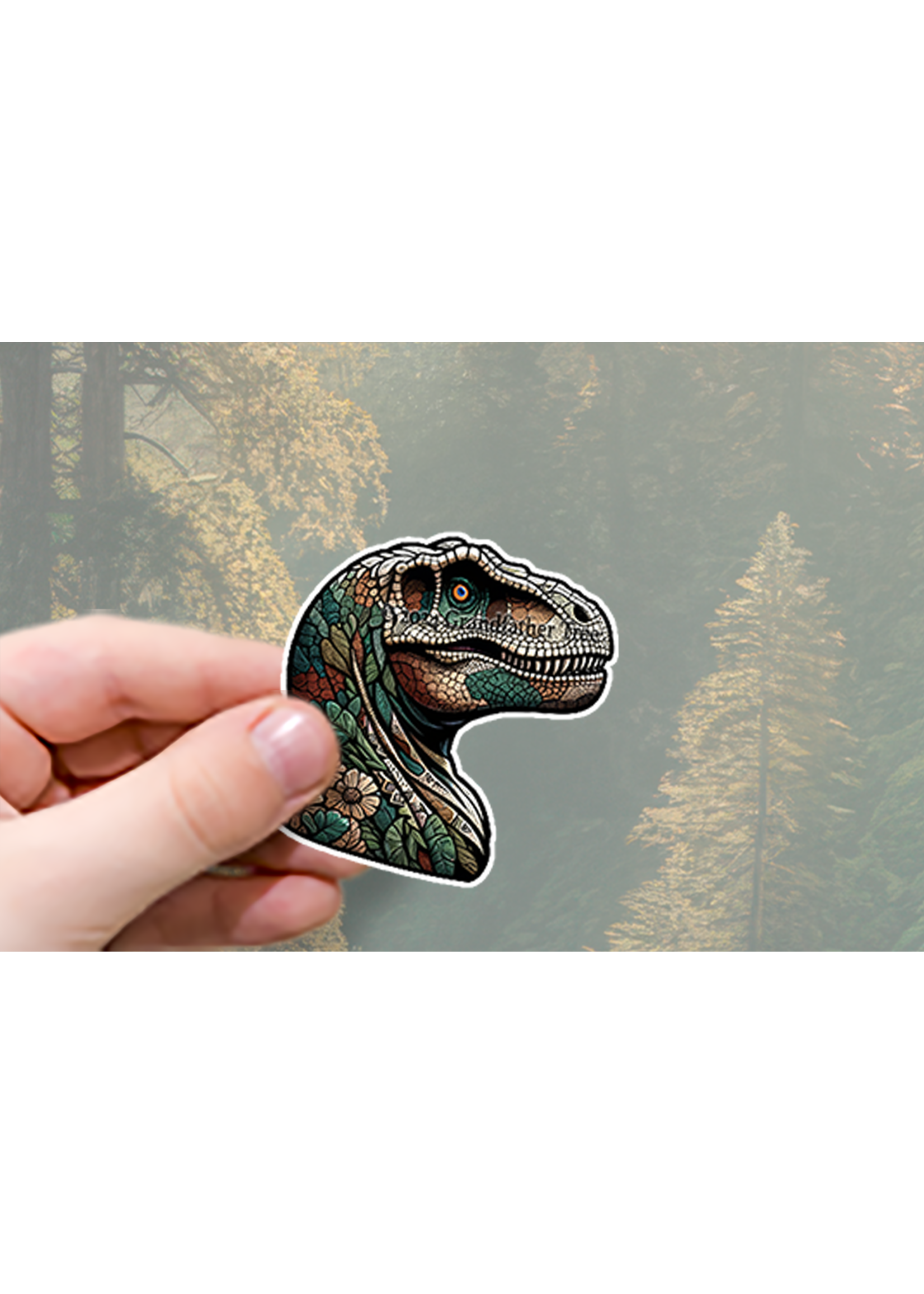 Sticker (T Rex) 2"