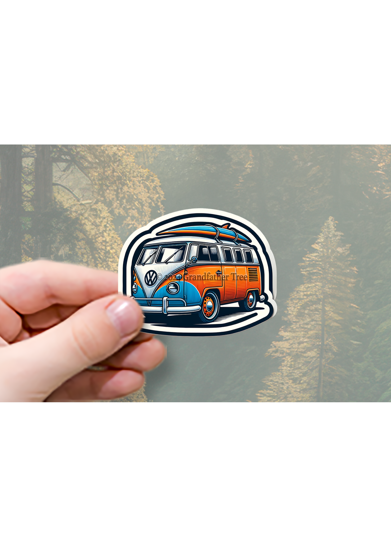Sticker (Surf Bus) 2"