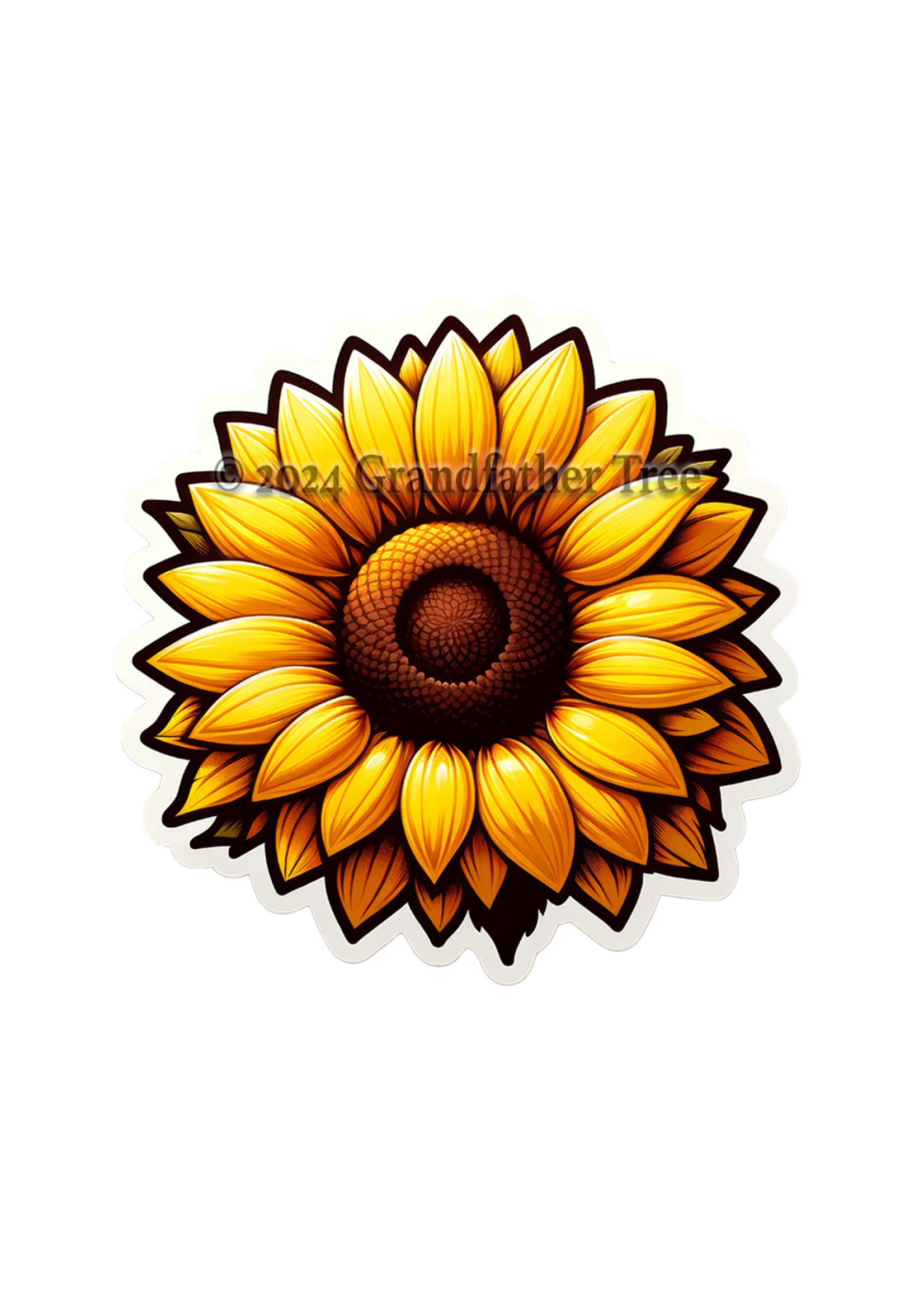 Sticker (Sunflower) 2"