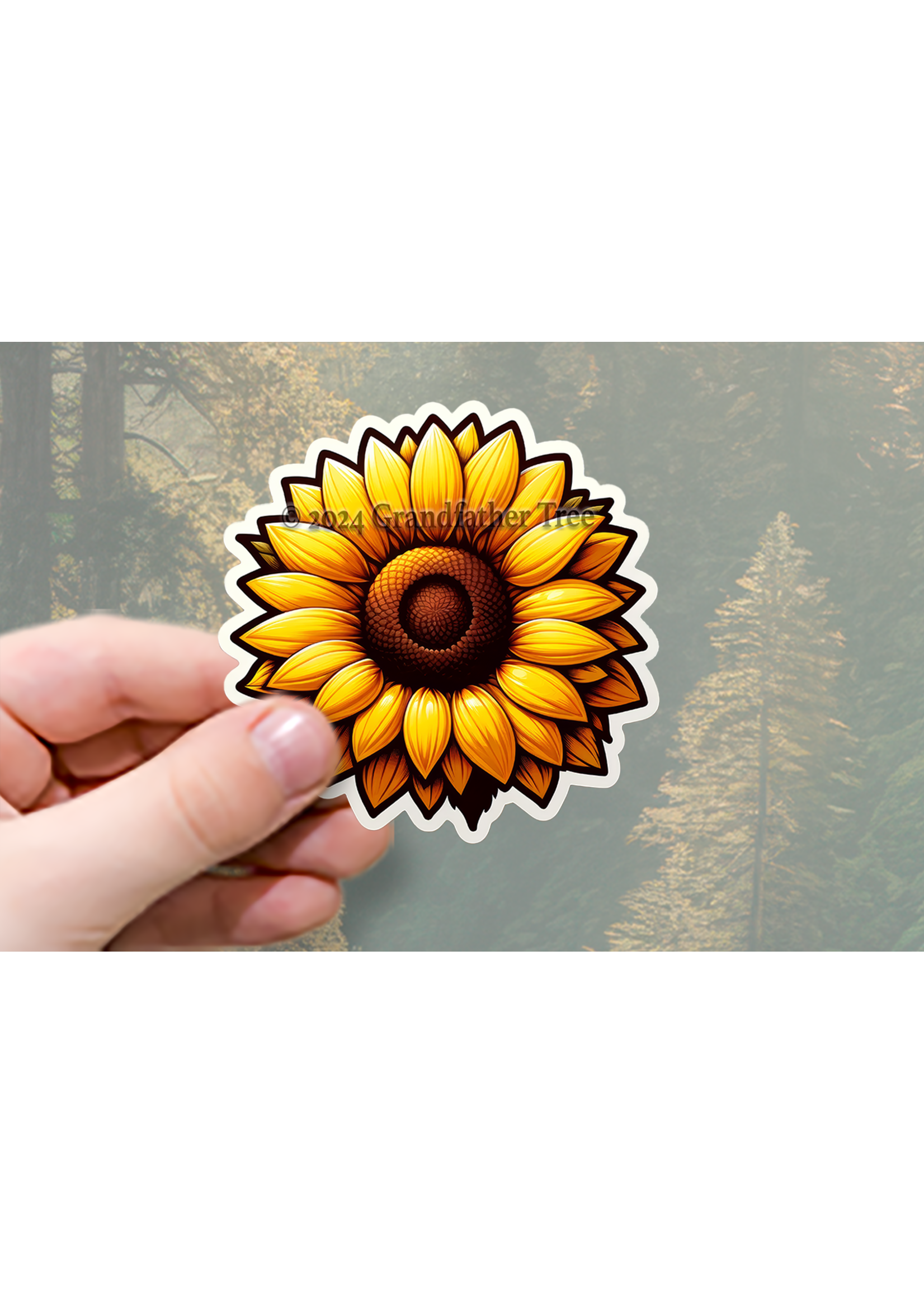 Sticker (Sunflower) 2"