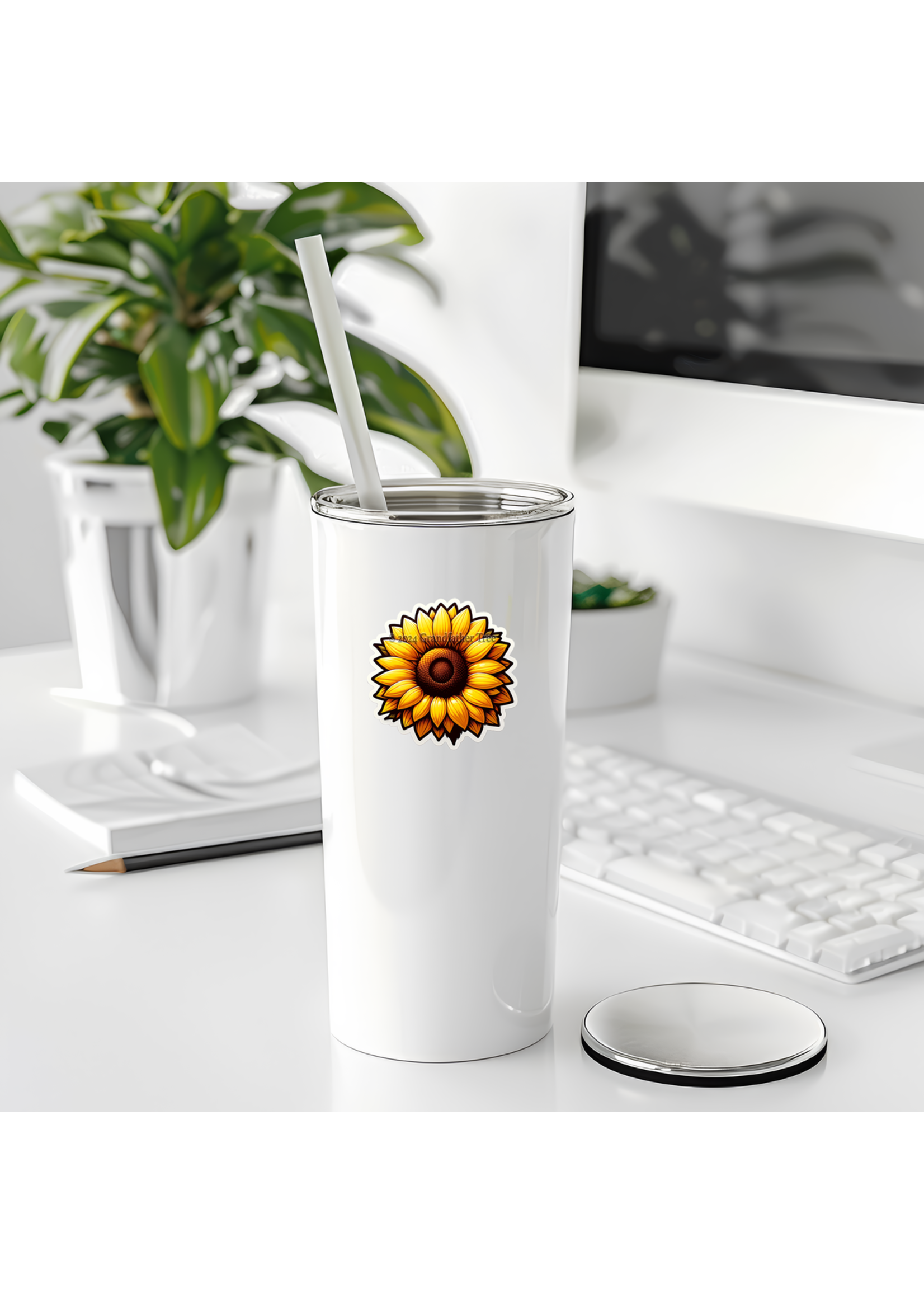 Sticker (Sunflower) 2"