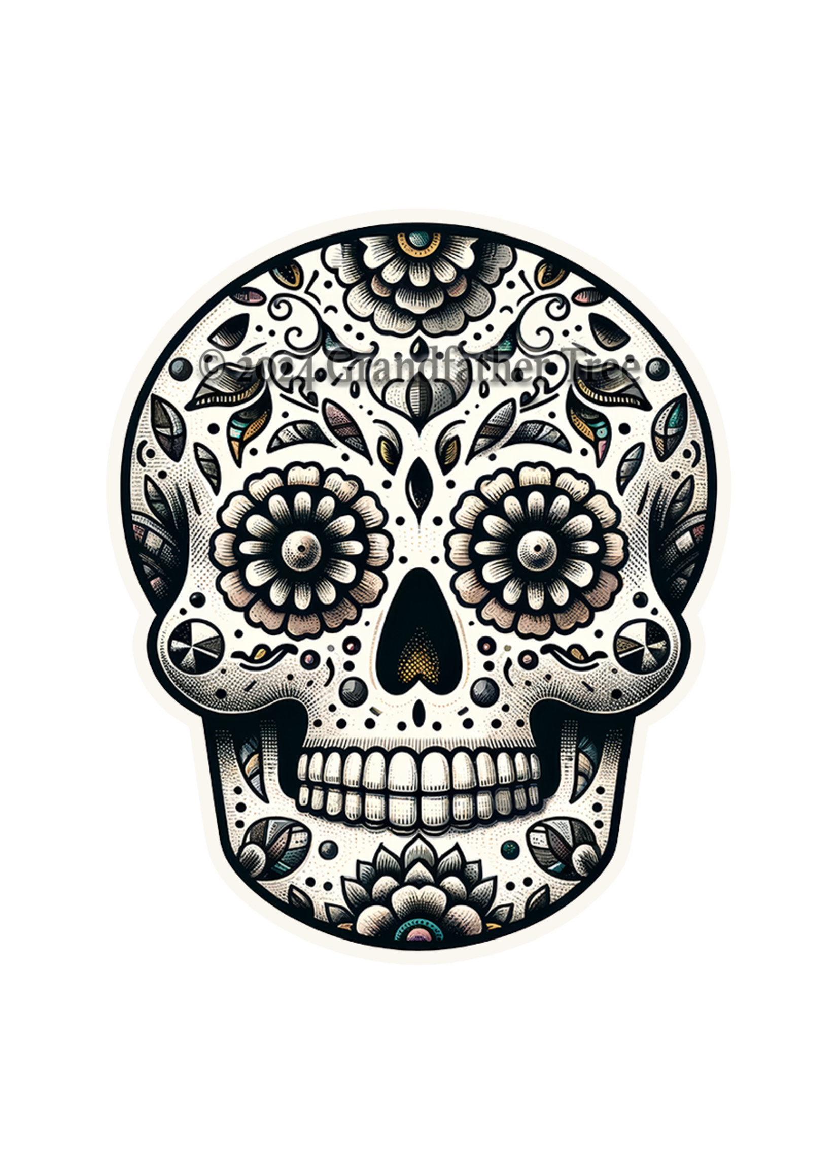 Sticker (Sugar Skull) 2"