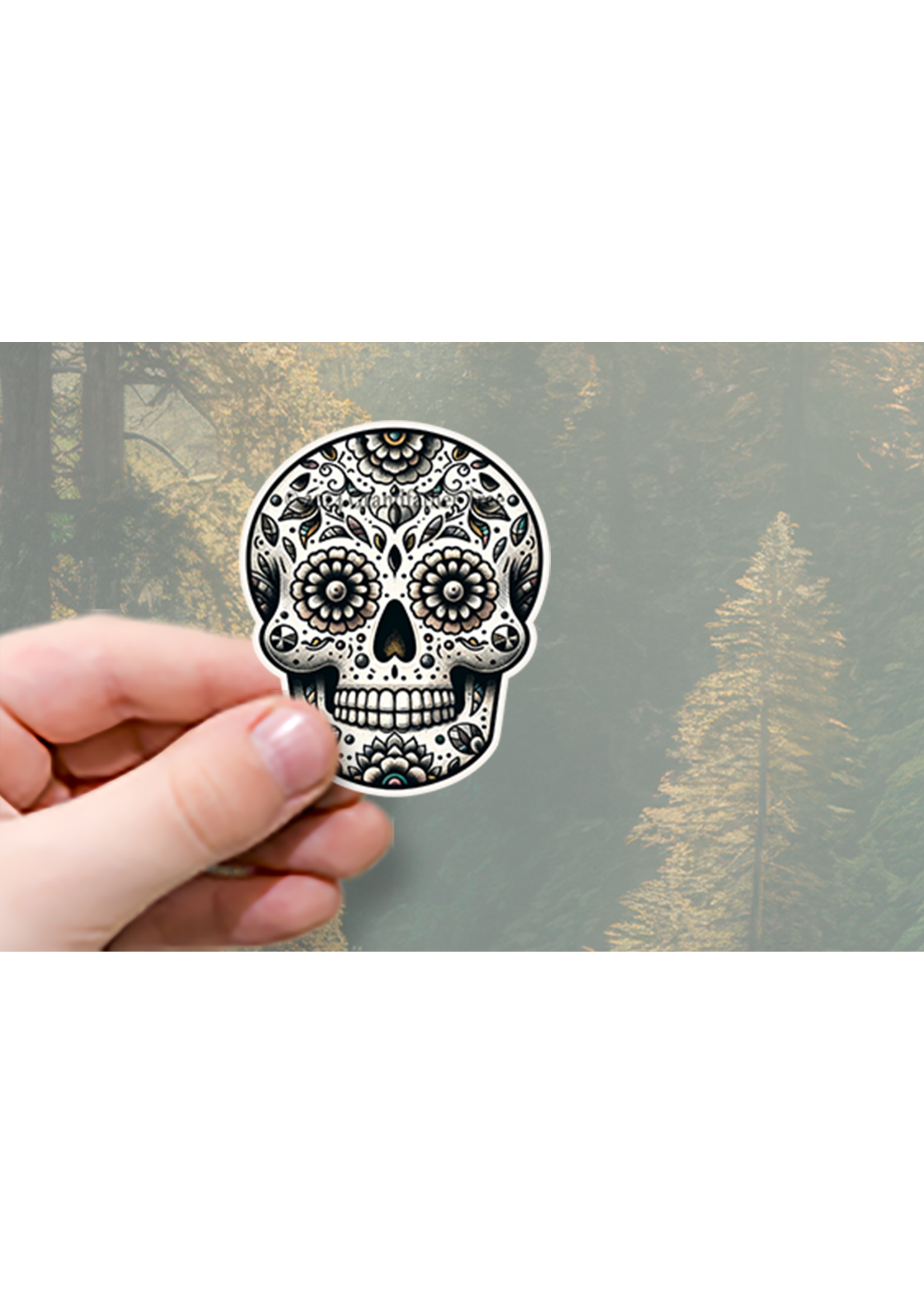 Sticker (Sugar Skull) 2"