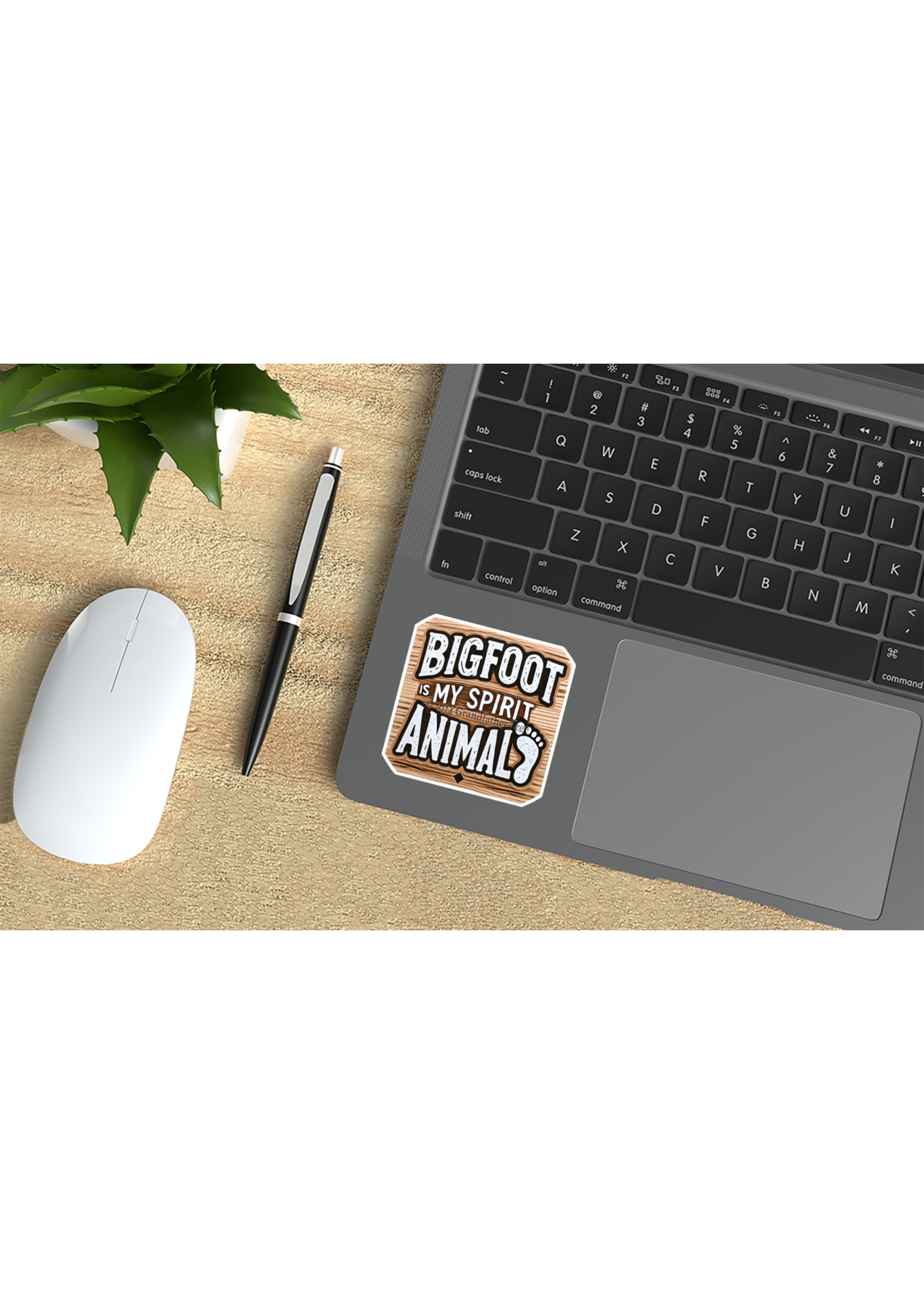 Sticker (Bigfoot Spirit Animal)