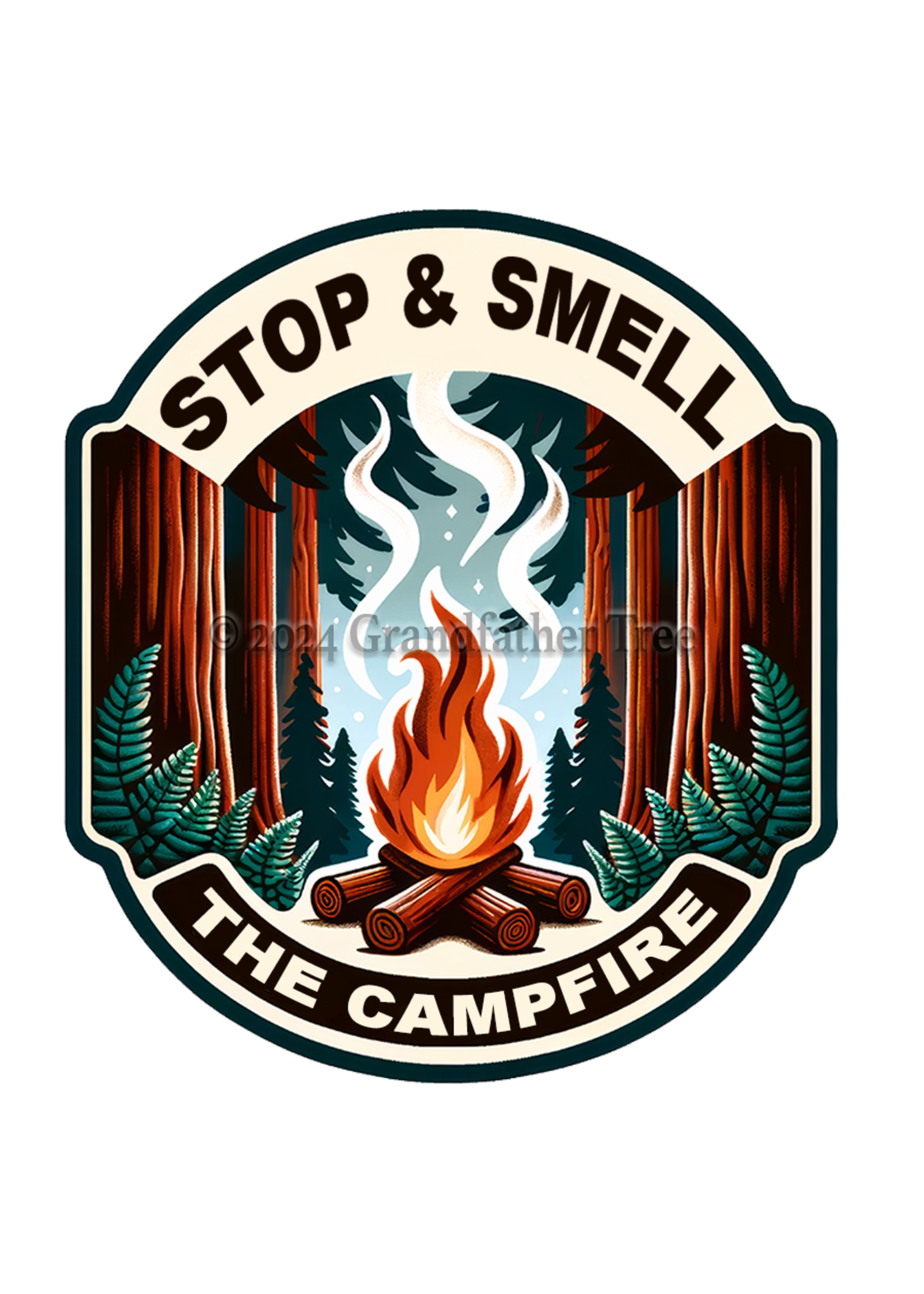 Sticker (Smell Campfire) 3"