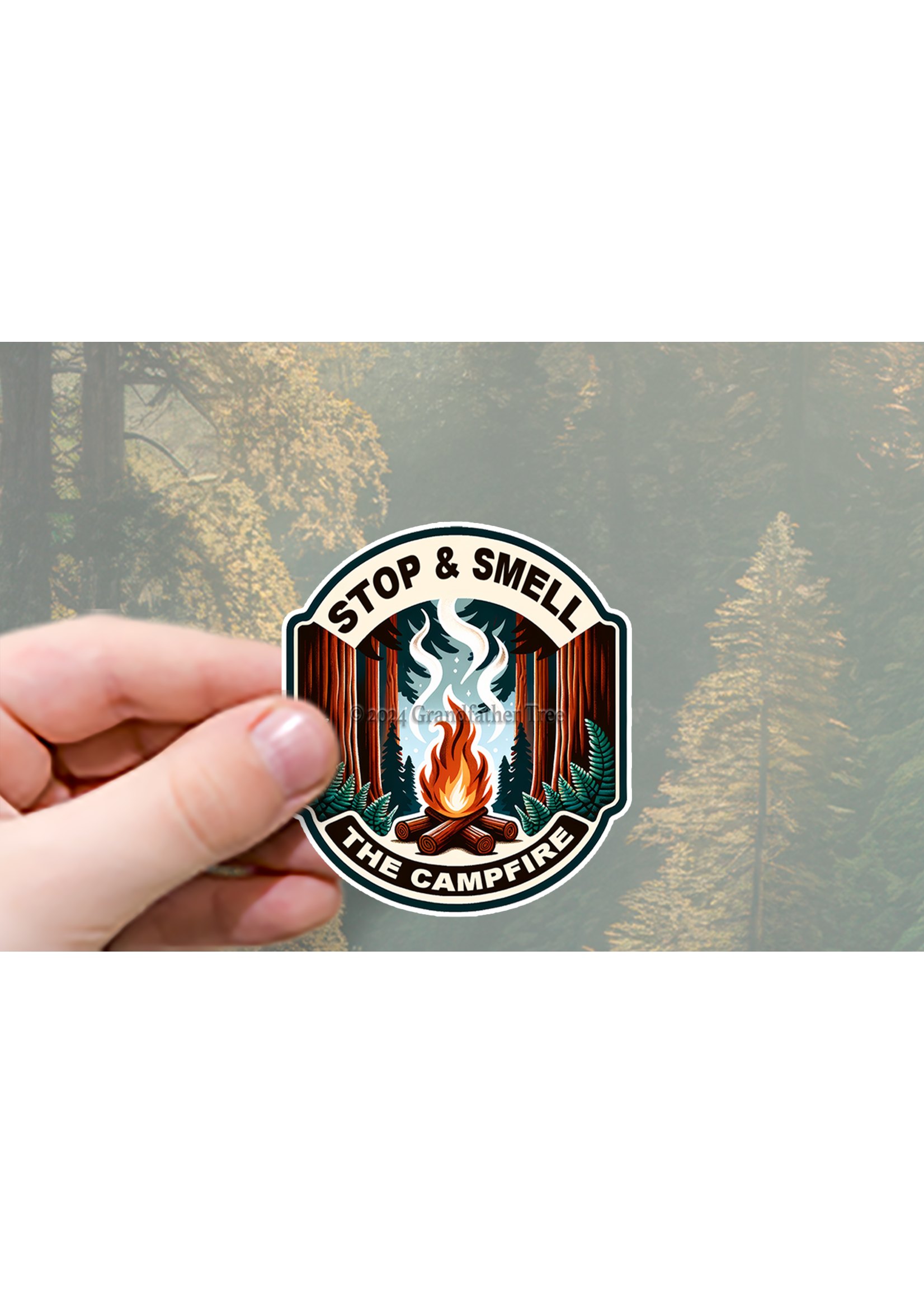 Sticker (Smell Campfire) 3"