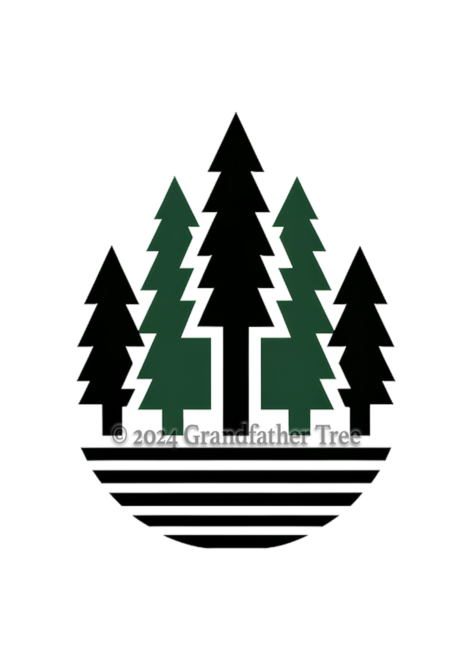 Sticker (Simple Forest) 2"