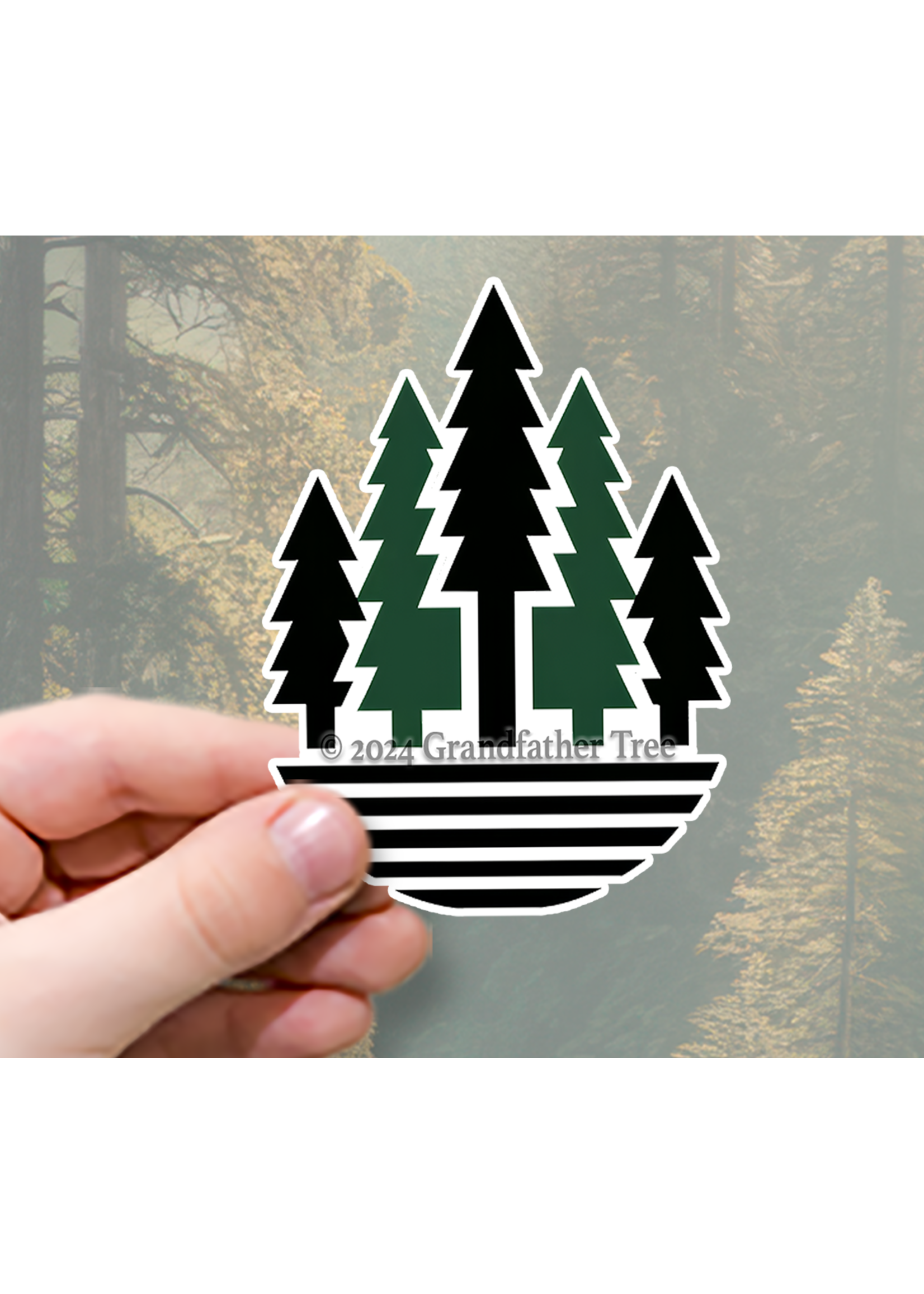 Sticker (Simple Forest) 2"