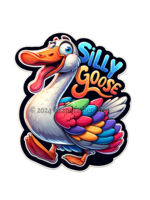 Sticker (Silly Goose) 2"