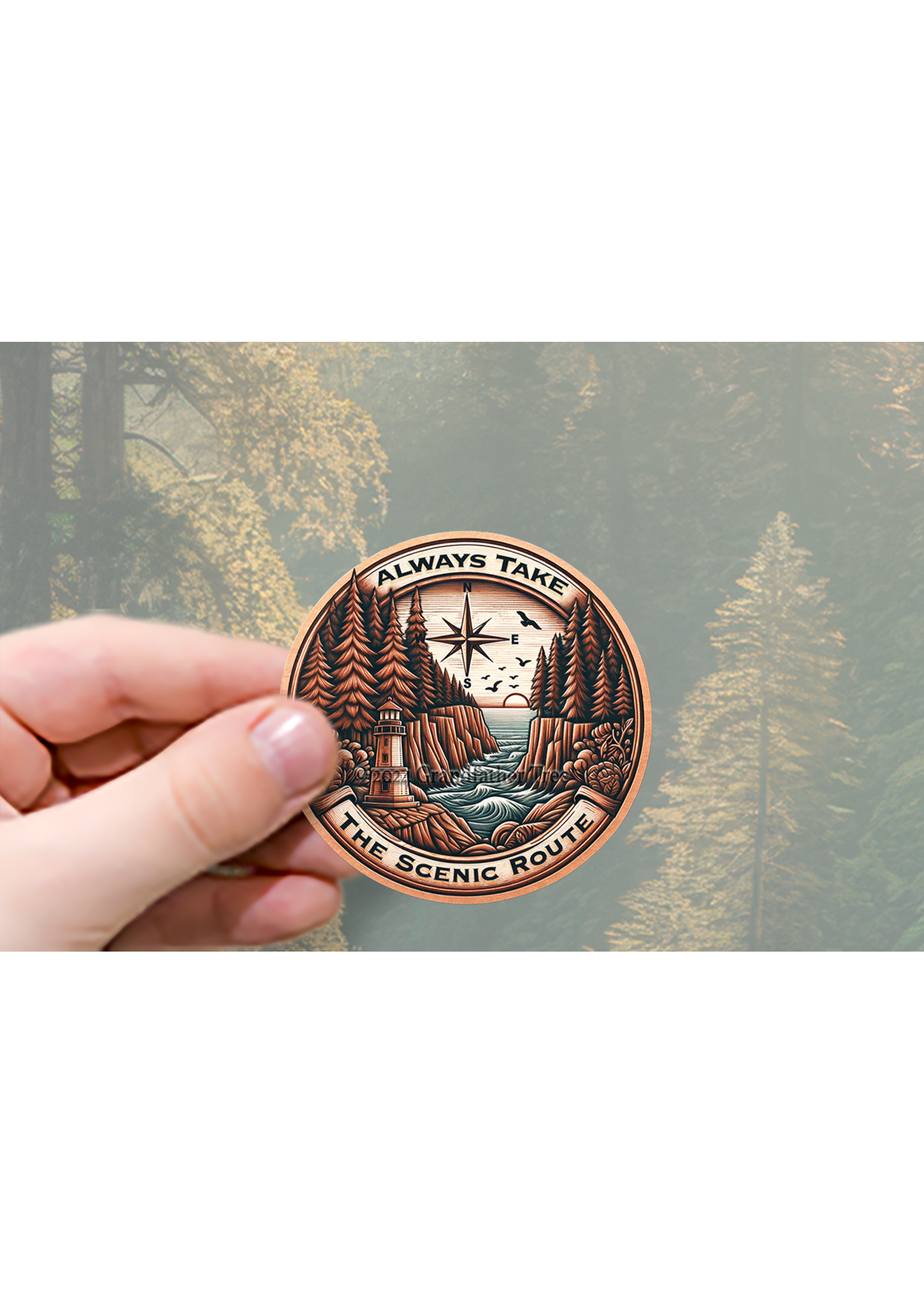 Sticker (Scenic Route)