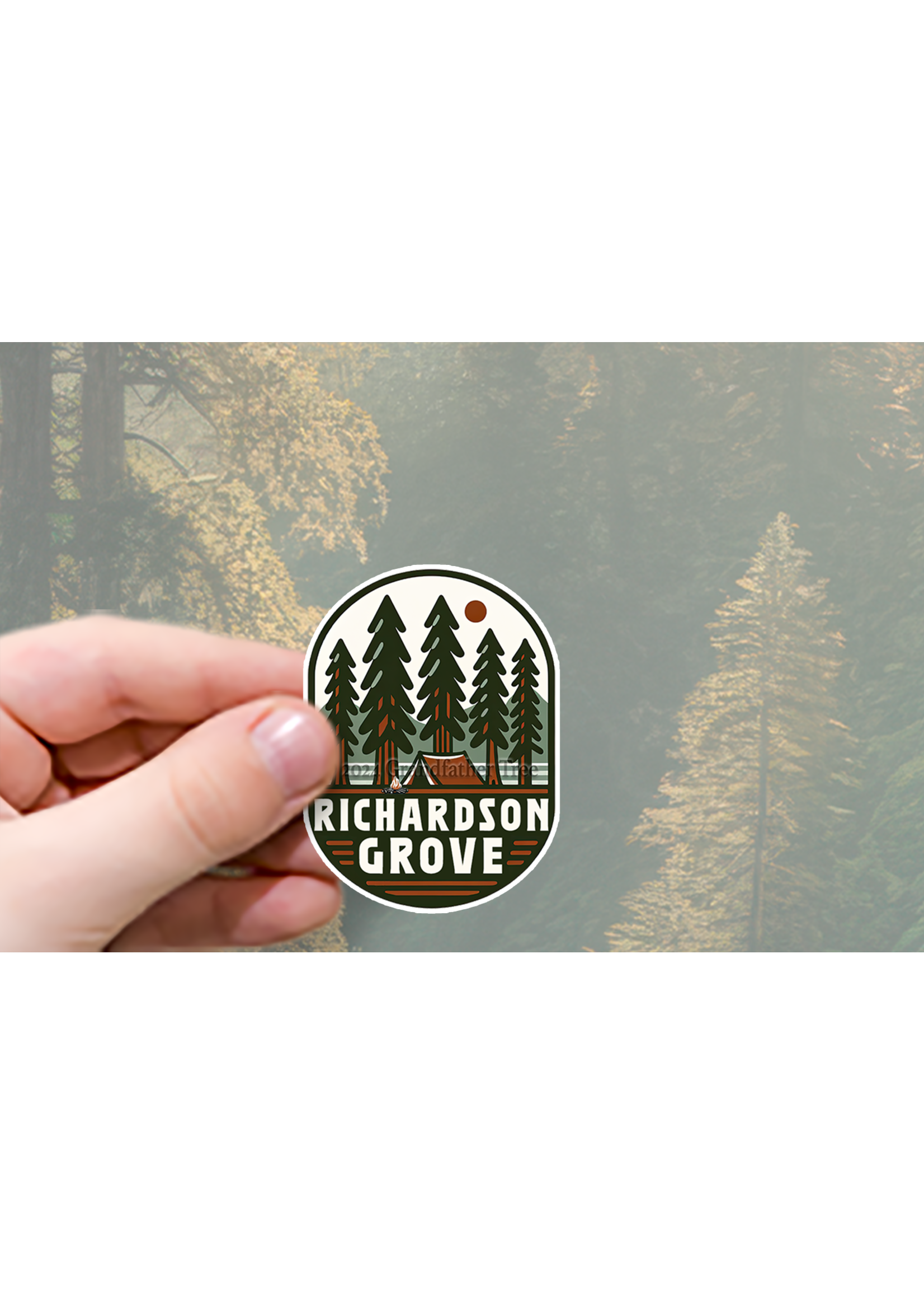 Sticker (Richardson Grove) 2”