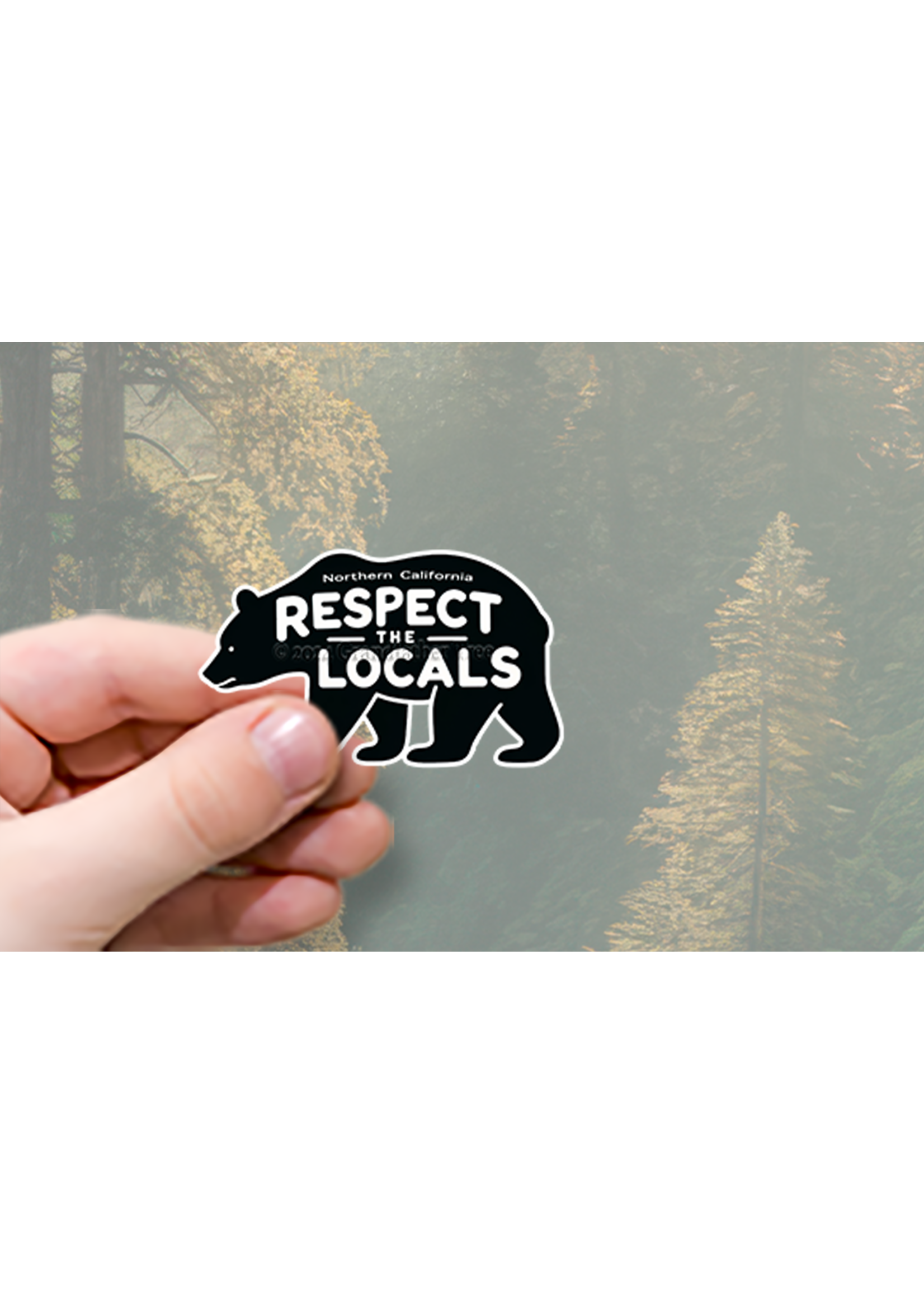 Sticker (Respect Locals - Bears) 2”