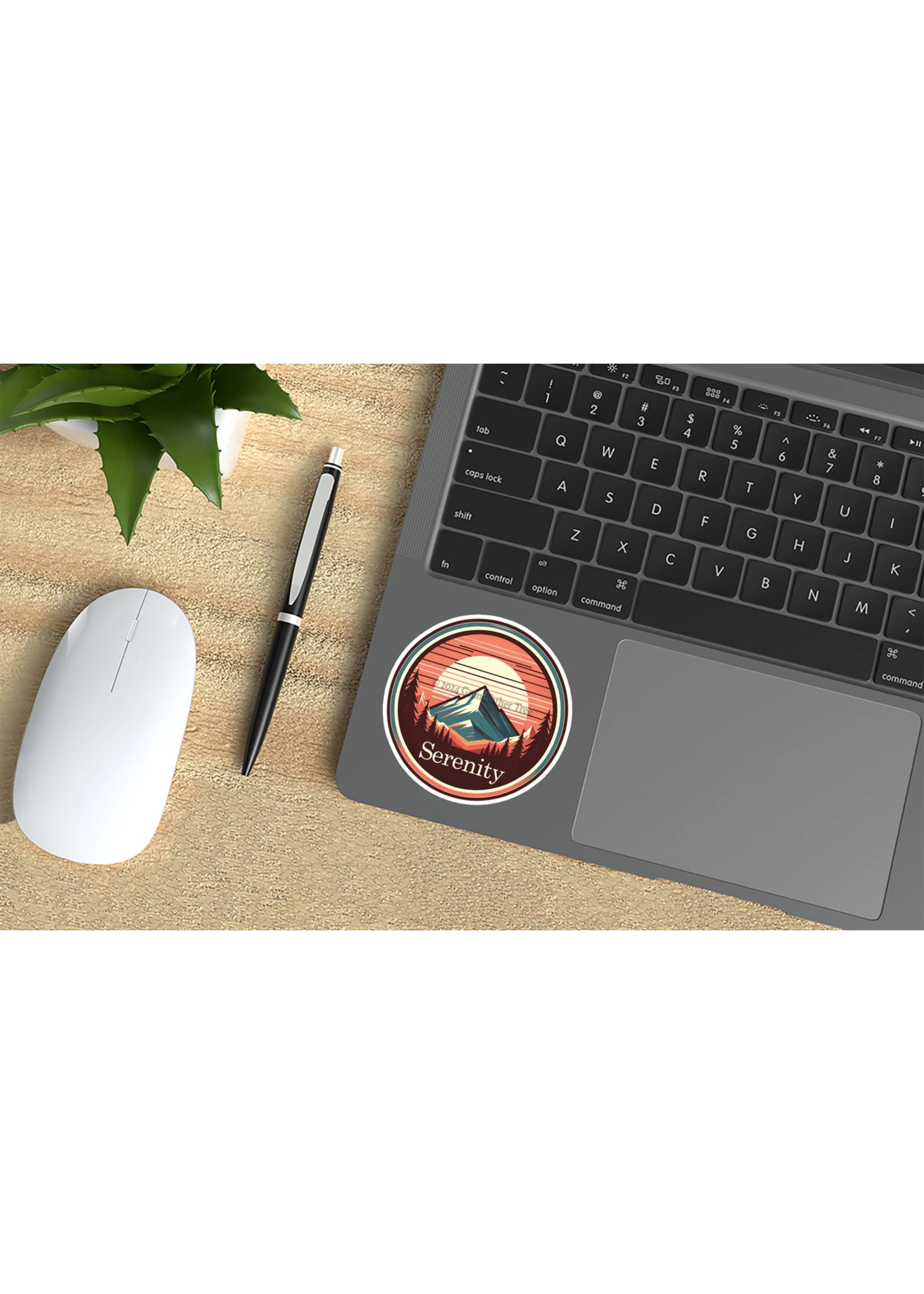 Sticker (Redwood Serenity) 2”